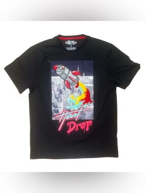 Sz M Bkys Black 'Heat Drop' Graphic Tee